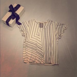 Dolan black stripped shirt